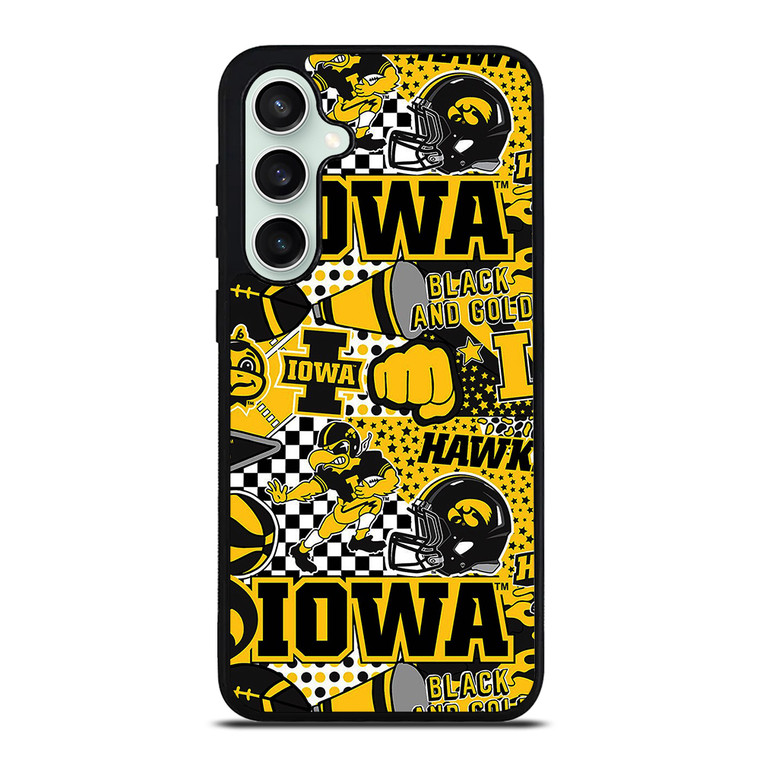 IOWA HAWKEYES COLLAGE Samsung Galaxy S23 FE Case Cover IOWA HAWKEYES COLLAGE Samsung Galaxy S23 FE Case Cover