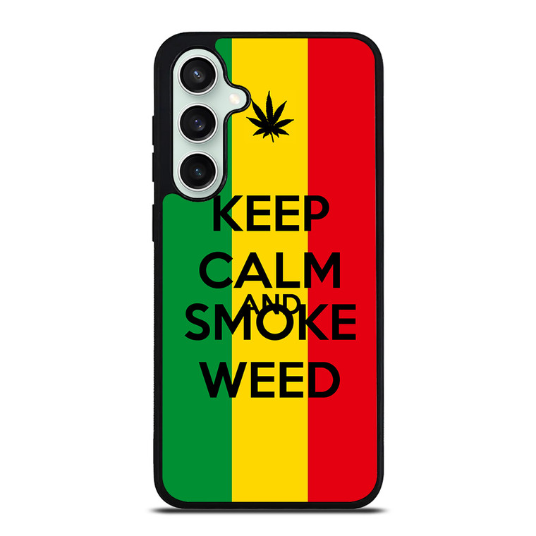 KEEP CALM AND SMOKE WEED 2 Samsung Galaxy S23 FE Case Cover