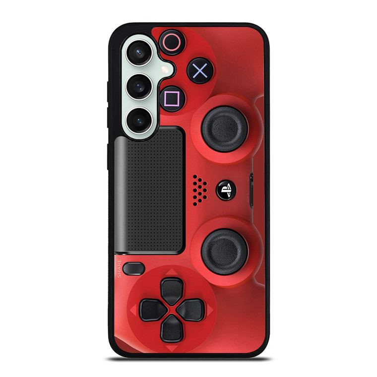 PS4 CONTROLLER PLAYSTATION RED Samsung Galaxy S23 FE Case Cover