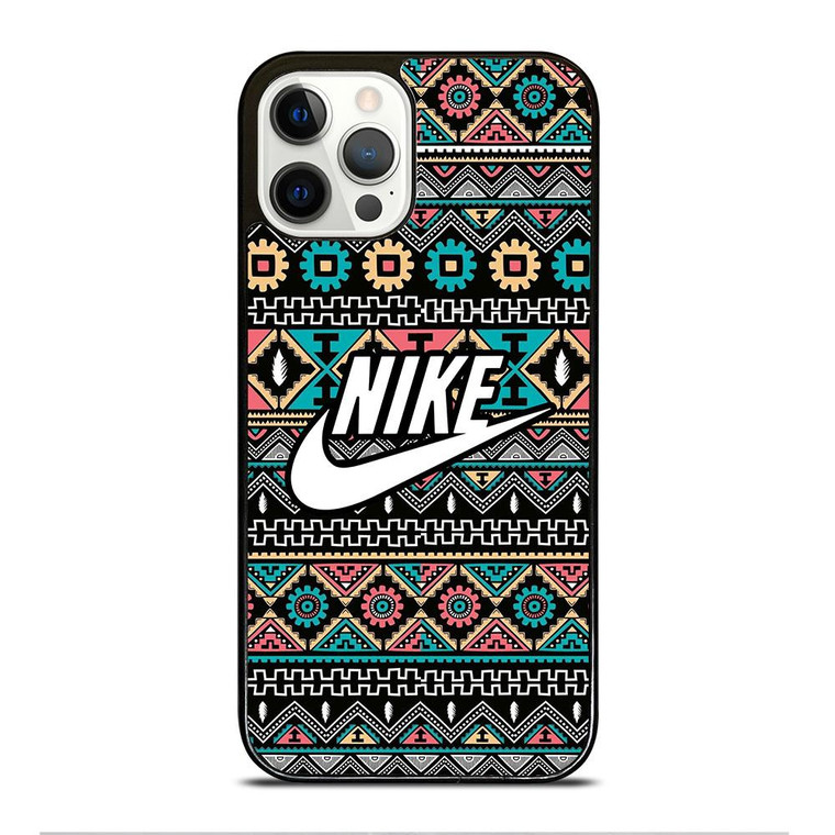 NIKE AZTEC PATTERN 2 iPhone 12 Pro Case Cover