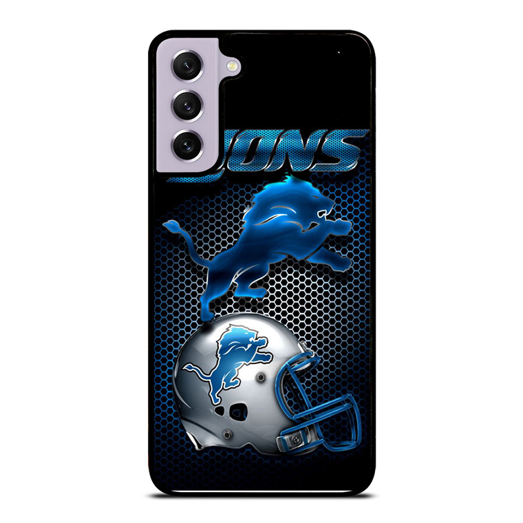 DETROIT LIONS METAL Samsung Galaxy S21 FE Case Cover