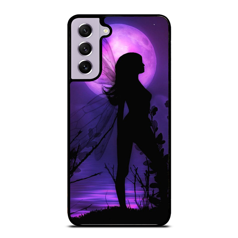 FAIRY DRAGONFLIES PURPLE MOON Samsung Galaxy S21 FE Case Cover