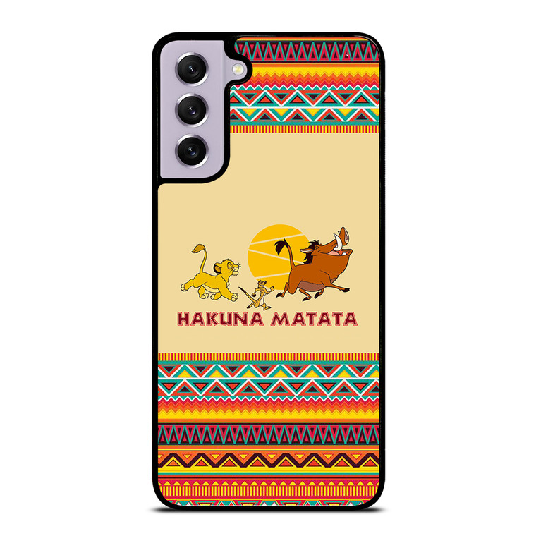 HAKUNA MATATA LION KING AZTEC 3 Samsung Galaxy S21 FE Case Cover