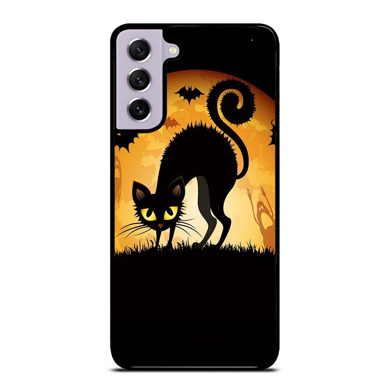 HALLOWEEN CAT Samsung Galaxy S21 FE Case Cover