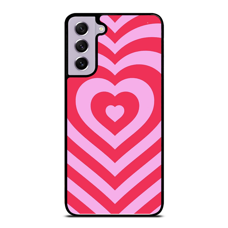 HEARTS PINK Samsung Galaxy S21 FE Case Cover