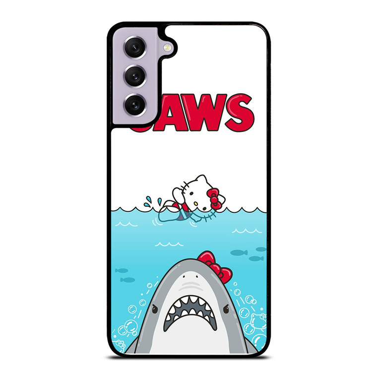 JAWS SHARK HELLO KITTY Samsung Galaxy S21 FE Case Cover