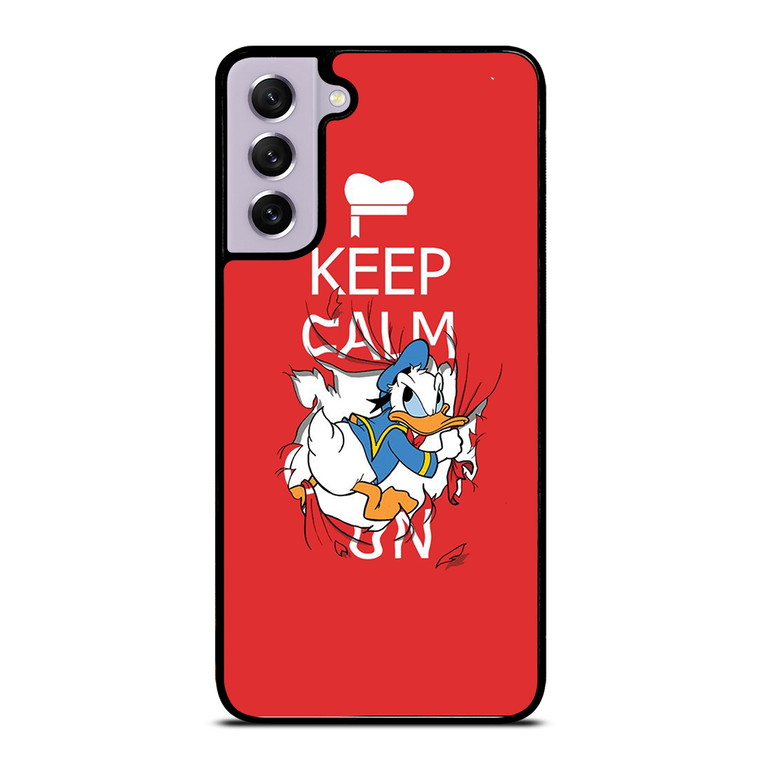 KEEP CALM DONALD DUCK Samsung Galaxy S21 FE Case Cover