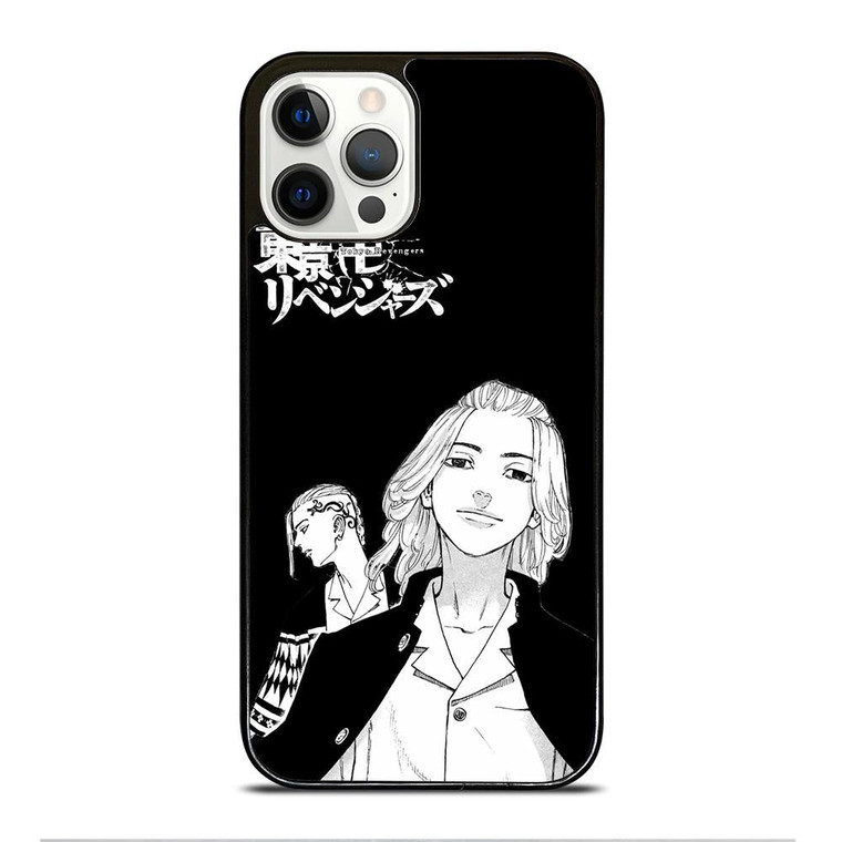TOKYO REVENGERS BLACK WHITE iPhone 12 Pro Case Cover