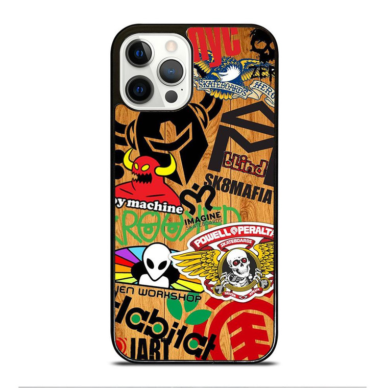 TOY MACHINE STICKER SKATEBOARD iPhone 12 Pro Case Cover