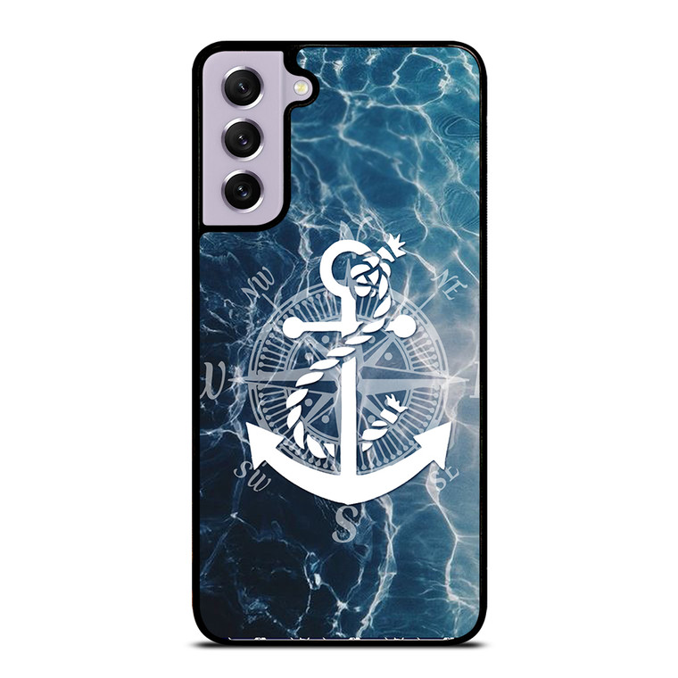 NAUTICAL ANCHOR LOGO Samsung Galaxy S21 FE Case Cover