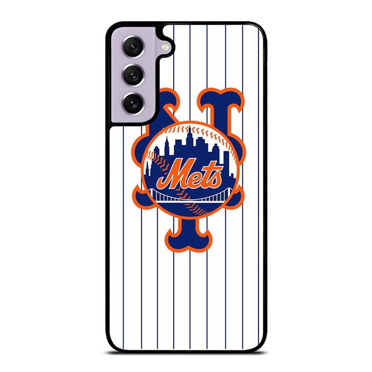 NEW YORK METS STRIPE Samsung Galaxy S21 FE Case Cover
