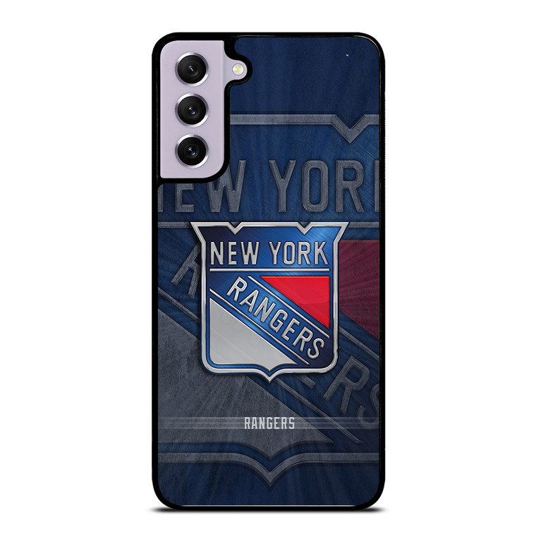 NHL NEW YORK RANGERS ICON Samsung Galaxy S21 FE Case Cover NHL NEW YORK RANGERS ICON Samsung Galaxy S21 FE Case Cover