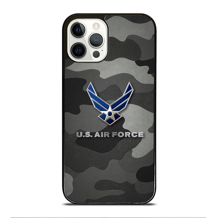 US AIR FORCE CAMO LOGO  iPhone 12 Pro Case Cover