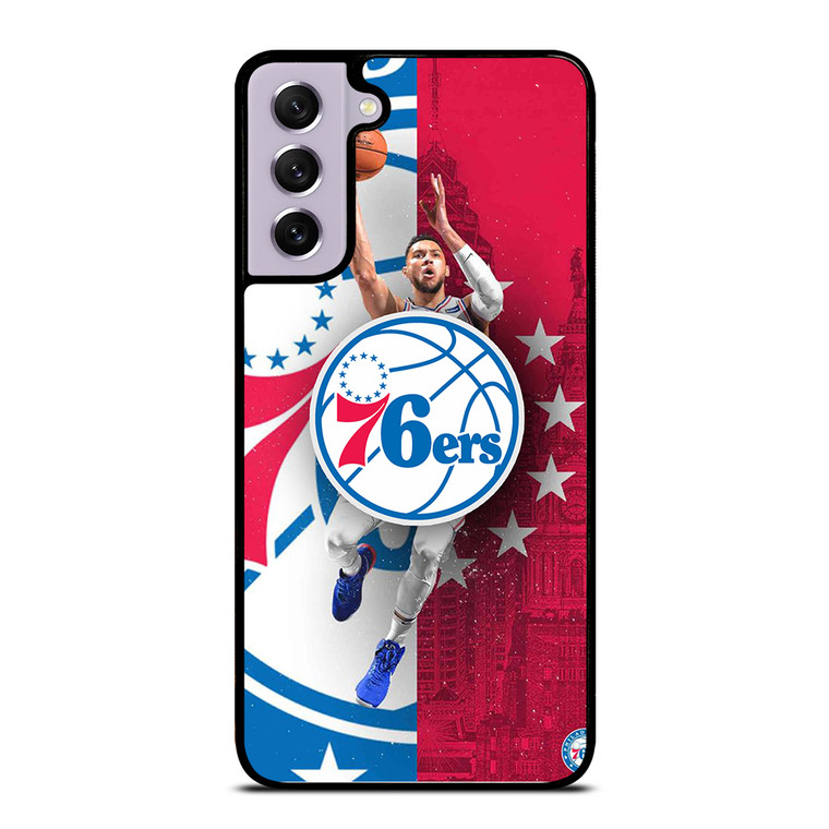 PHILADELPHIA 76ERS NBA Samsung Galaxy S21 FE Case Cover PHILADELPHIA 76ERS NBA Samsung Galaxy S21 FE Case Cover