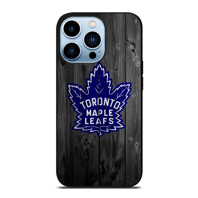 TORONTO MAPLE LEAFS WOODEN iPhone 13 Pro Max Case Cover