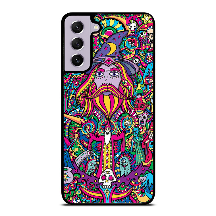 PSYCHEDELIC VISUALS WIZARD Samsung Galaxy S21 FE Case Cover PSYCHEDELIC VISUALS WIZARD Samsung Galaxy S21 FE Case Cover