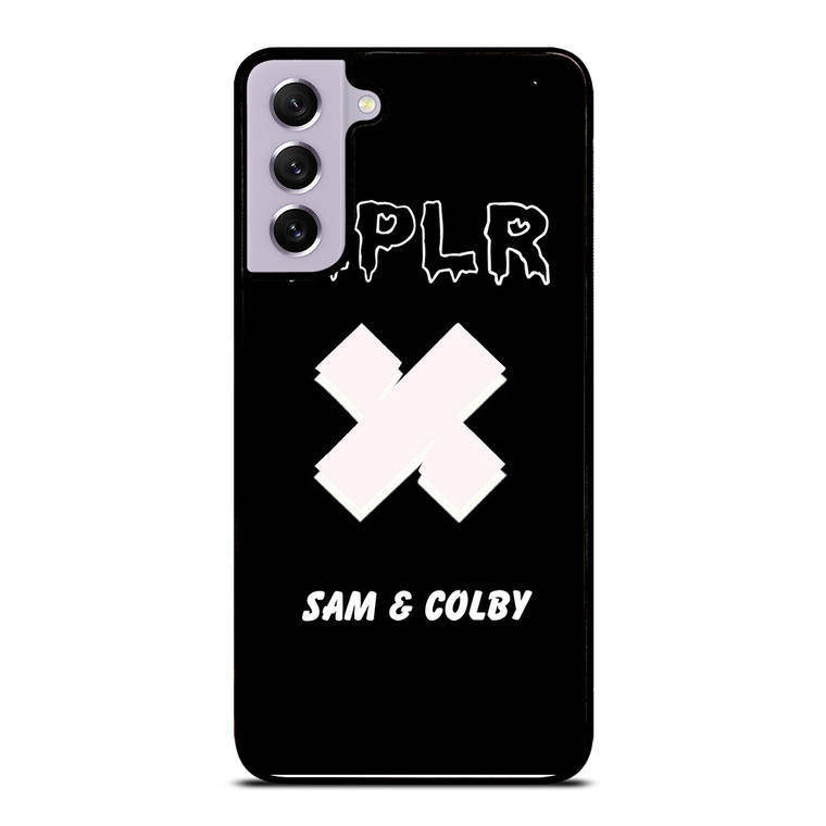 SAM AND COLBY XPLR X LOGO Samsung Galaxy S21 FE Case Cover