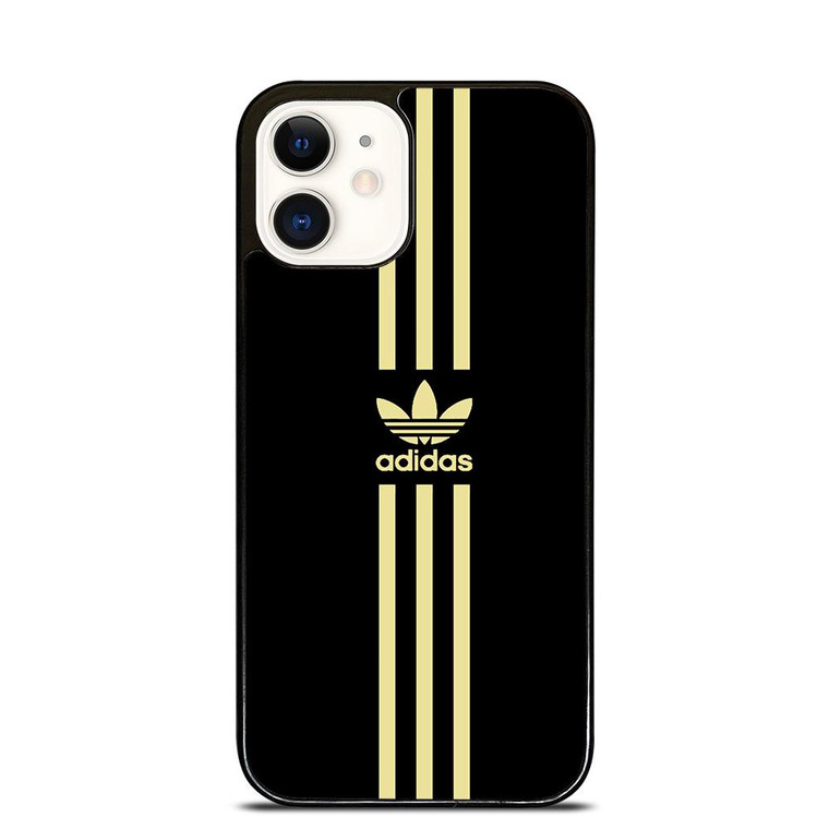 ADIDAS GOLD STRIPE 1 iPhone 12 Case Cover