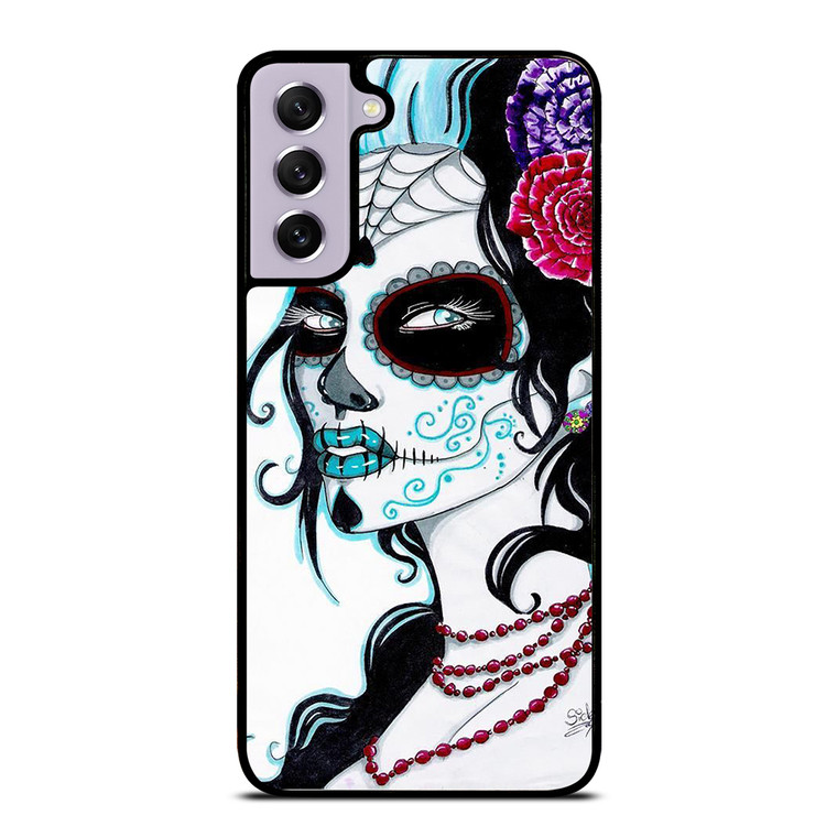 SUGAR SKULL LADY Samsung Galaxy S21 FE Case Cover