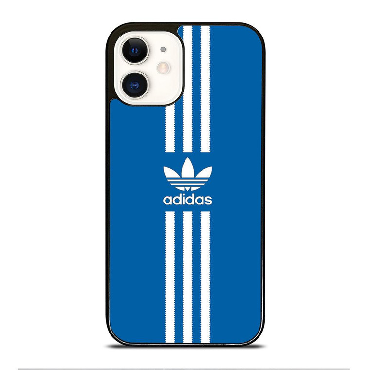 ADIDAS STRIPE BLUE iPhone 12 Case Cover