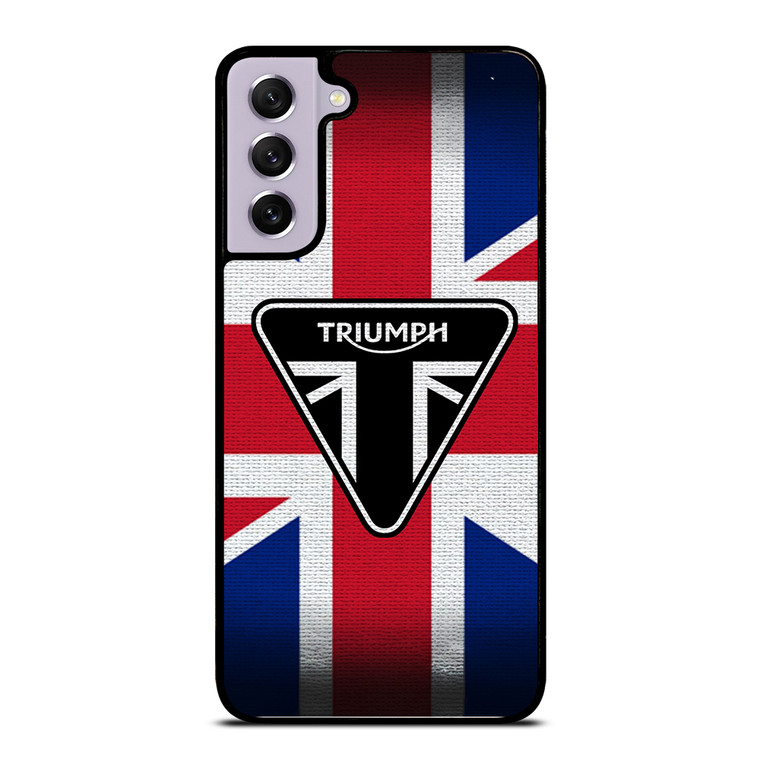 TRIUMPH MOTORCYCLE FLAG LOGO Samsung Galaxy S21 FE Case Cover