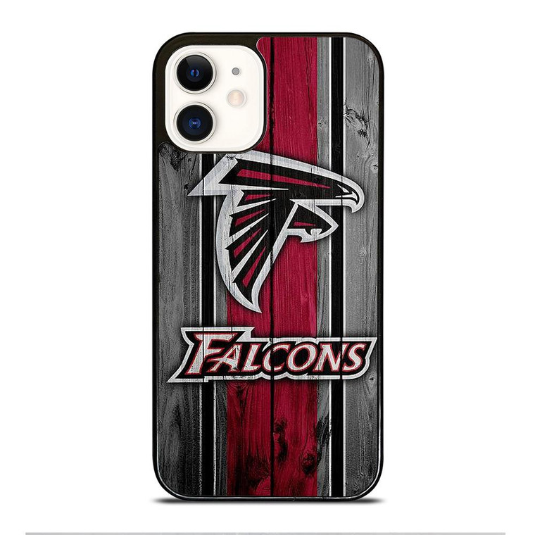 ATLANTA FALCONS WOODEN iPhone 12 Case Cover