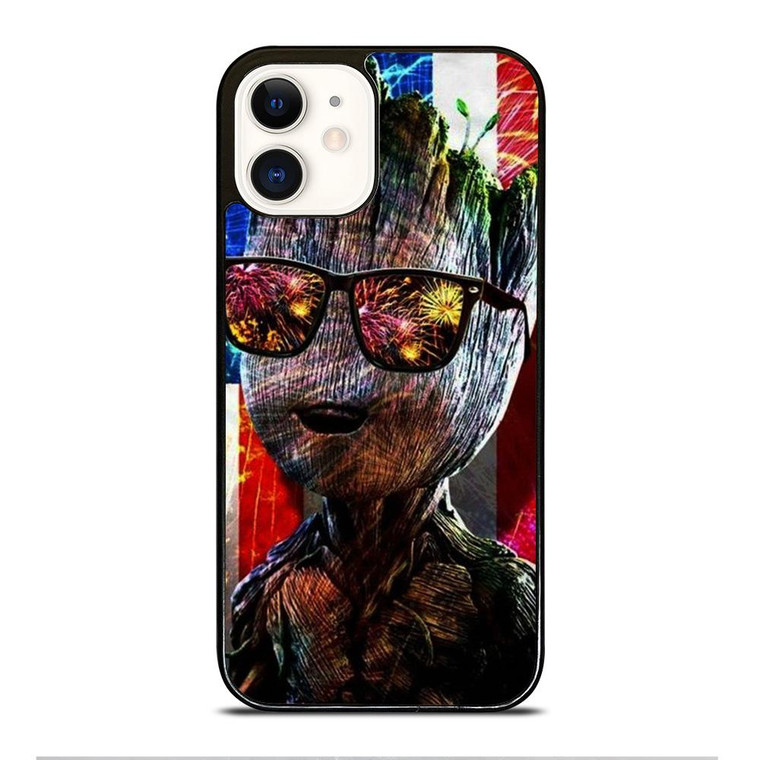 BABY GROOT AMERICAN iPhone 12 Case Cover