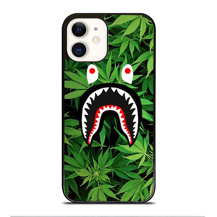 BAPE CAMO SHARK WEED iPhone 12 Case Cover