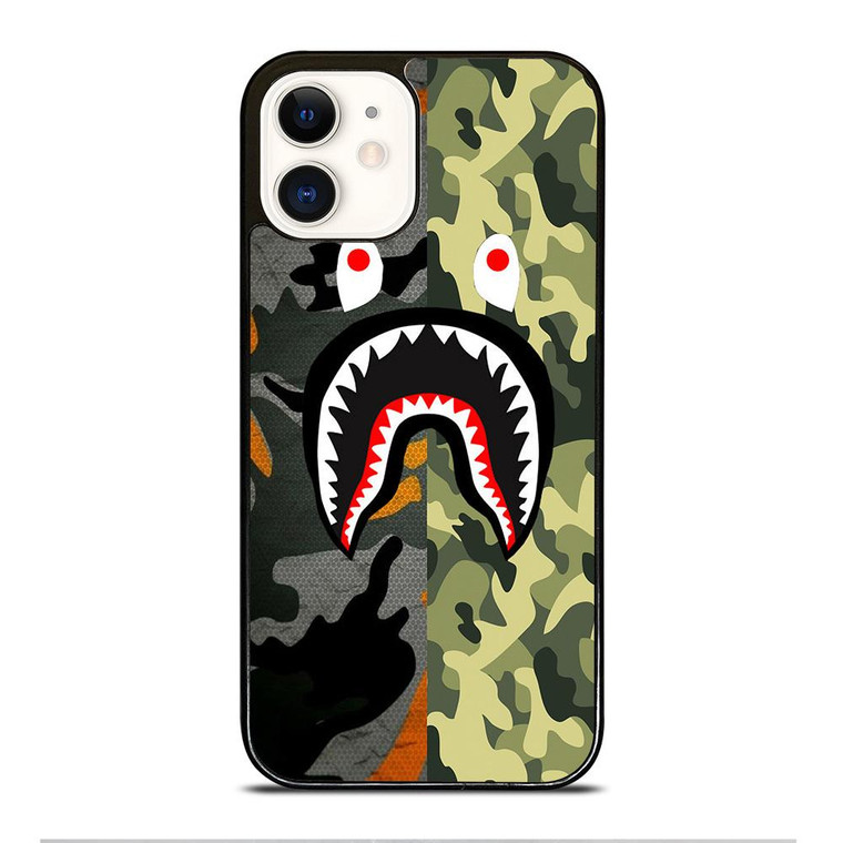 BAPE CAMO SHARK iPhone 12 Case Cover