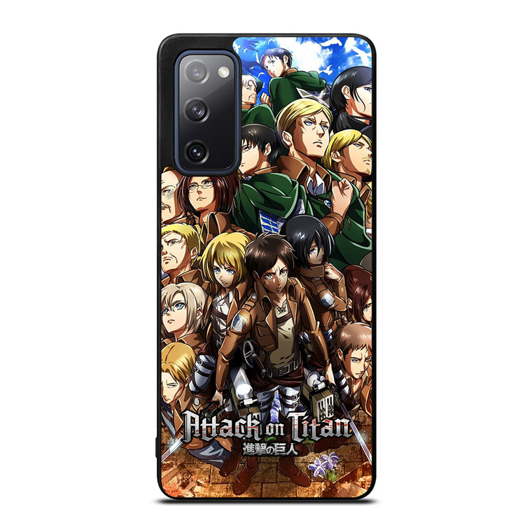 ATTACK ON TITAN CHARACTER Samsung Galaxy S20 FE Case Cover