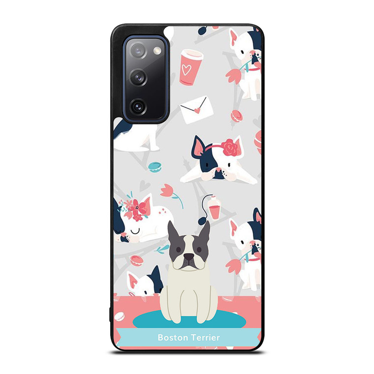 BOSTON TERRIER DOG 1 Samsung Galaxy S20 FE Case Cover