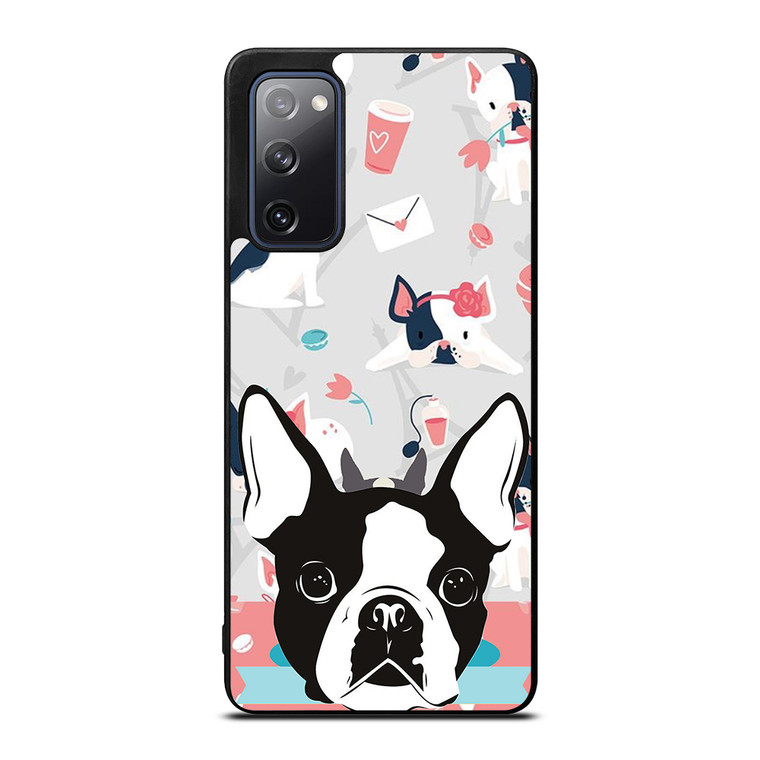 BOSTON TERRIER DOG 3 Samsung Galaxy S20 FE Case Cover