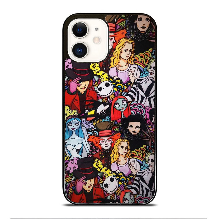 BEETLEJUICE TIM BURTON COLLAGE iPhone 12 Case Cover