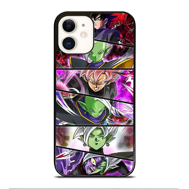 BLACK GOKU X ZAMASU DRAGON BALL iPhone 12 Case Cover
