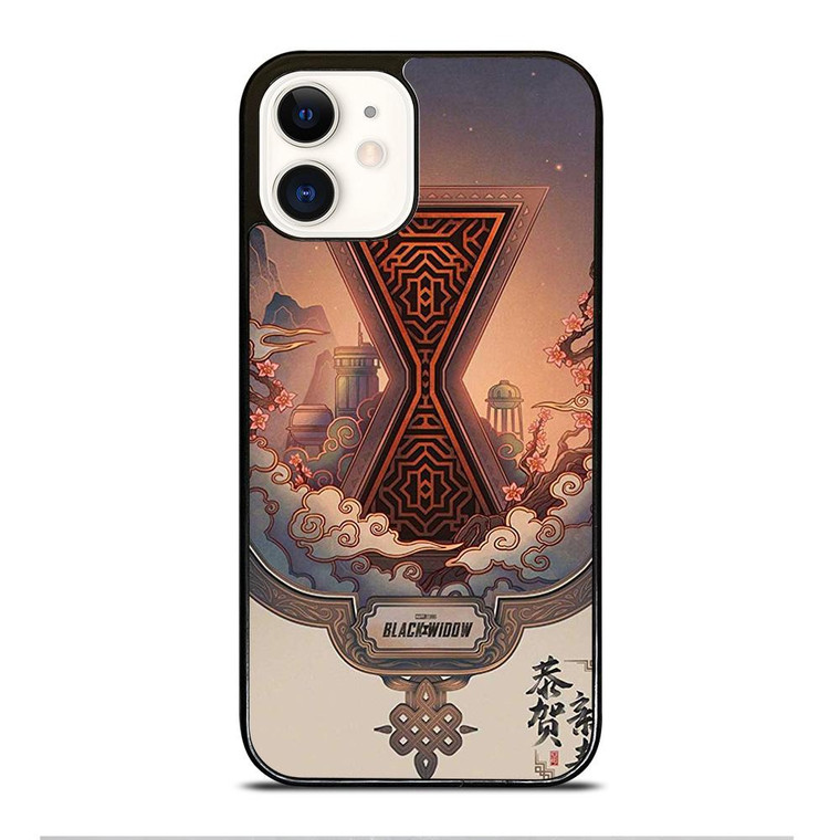 BLACK WIDOW LOGO ETERNAL iPhone 12 Case Cover