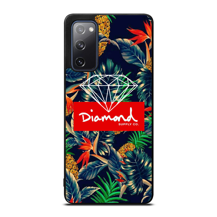 DIAMOND SUPPLY CO FLORAL LOGO Samsung Galaxy S20 FE Case Cover DIAMOND SUPPLY CO FLORAL LOGO Samsung Galaxy S20 FE Case Cover