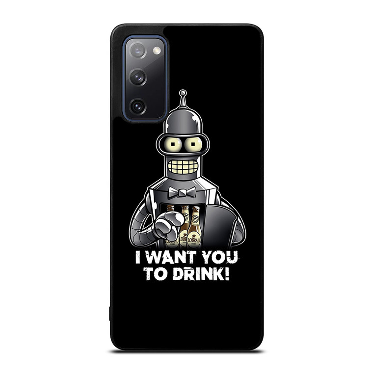 FUTURAMA BENDER I WANT YOU TO DRINK Samsung Galaxy S20 FE Case Cover FUTURAMA BENDER I WANT YOU TO DRINK Samsung Galaxy S20 FE Case Cover