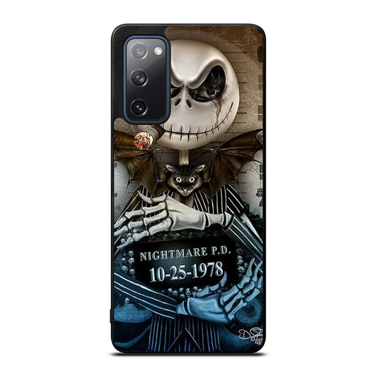 JACK SKELLINGTON NIGHTMARE BEFORE CHRISTMAS Samsung Galaxy S20 FE Case Cover