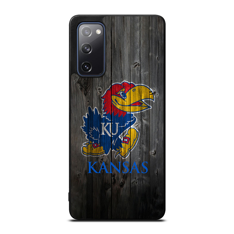 KANSAS JAYHAWKS WOODEN LOGO Samsung Galaxy S20 FE Case Cover KANSAS JAYHAWKS WOODEN LOGO Samsung Galaxy S20 FE Case Cover