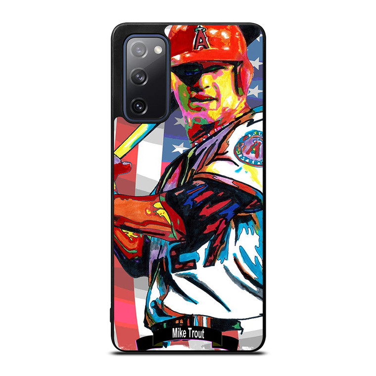 MIKE TROUT LOS ANGELES ANGELS BASEBALL Samsung Galaxy S20 FE Case Cover MIKE TROUT LOS ANGELES ANGELS BASEBALL Samsung Galaxy S20 FE Case Cover