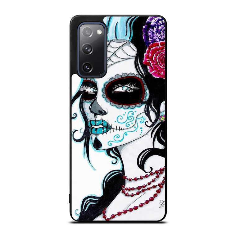 SUGAR SKULL LADY Samsung Galaxy S20 FE Case Cover SUGAR SKULL LADY Samsung Galaxy S20 FE Case Cover