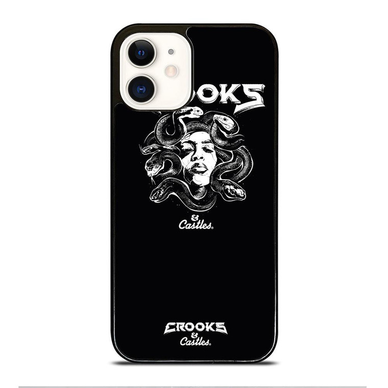 CROOKS AND CASTLES MEDUSA iPhone 12 Case Cover
