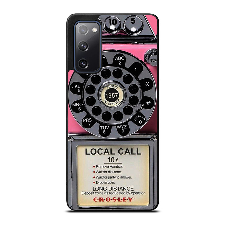 VINTAGE RETRO PAYPHONE PINK Samsung Galaxy S20 FE Case Cover VINTAGE RETRO PAYPHONE PINK Samsung Galaxy S20 FE Case Cover