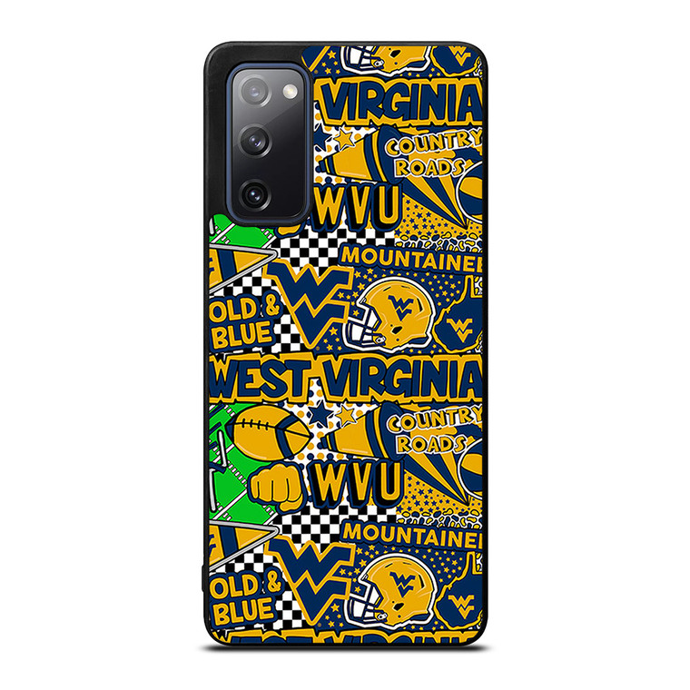 WEST VIRGINIA MOUNTAINEERS COLLAGE Samsung Galaxy S20 FE Case Cover WEST VIRGINIA MOUNTAINEERS COLLAGE Samsung Galaxy S20 FE Case Cover