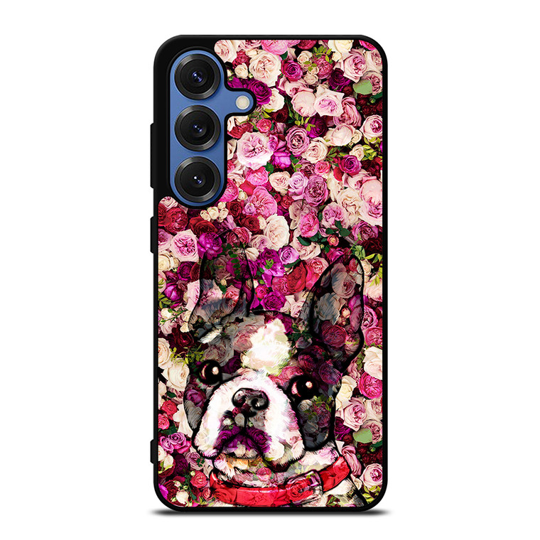 BOSTON TERRIER DOG 2 Samsung Galaxy S25 Case Cover