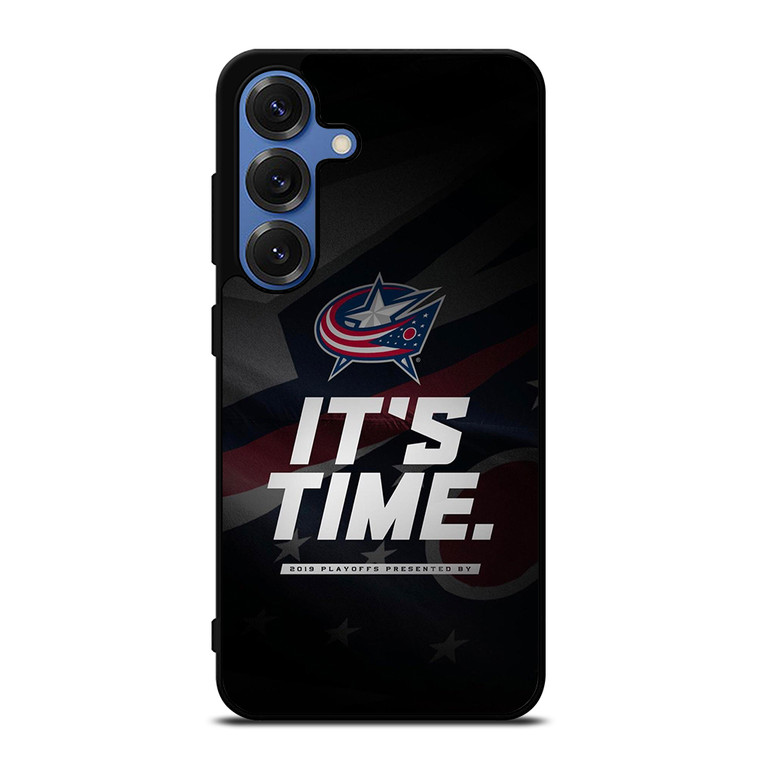 COLUMBUS BLUE JACKETS ITS TIME Samsung Galaxy S25 Case Cover