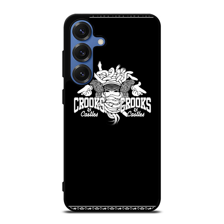 CROOKS AND CASTLES LOGO Samsung Galaxy S25 Case Cover