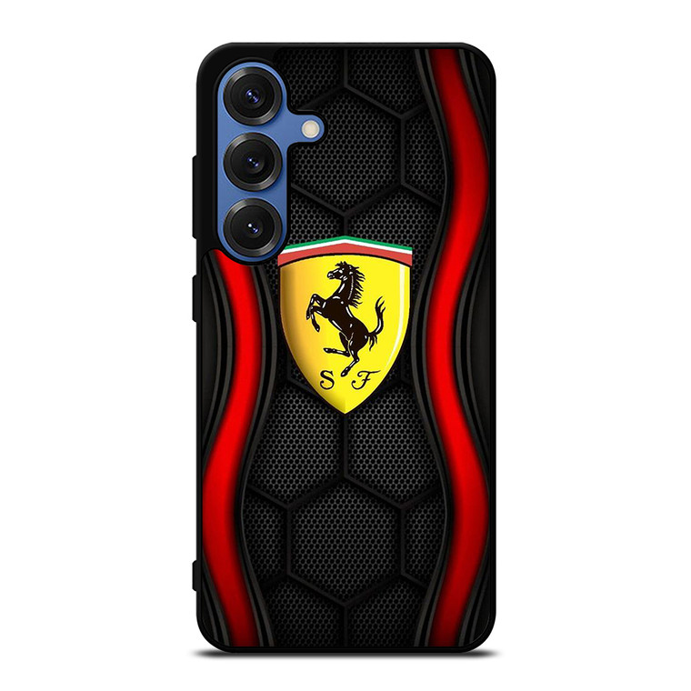 FERRARI HEXAGON Samsung Galaxy S25 Case Cover FERRARI HEXAGON Samsung Galaxy S25 Case Cover