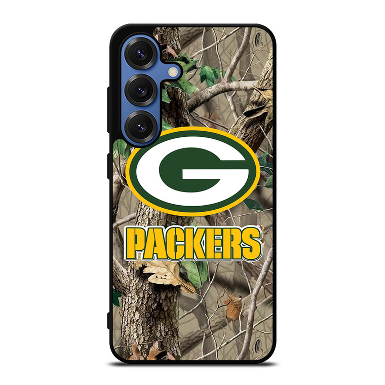 GREEN BAY PACKERS TREE CAMO Samsung Galaxy S25 Case Cover