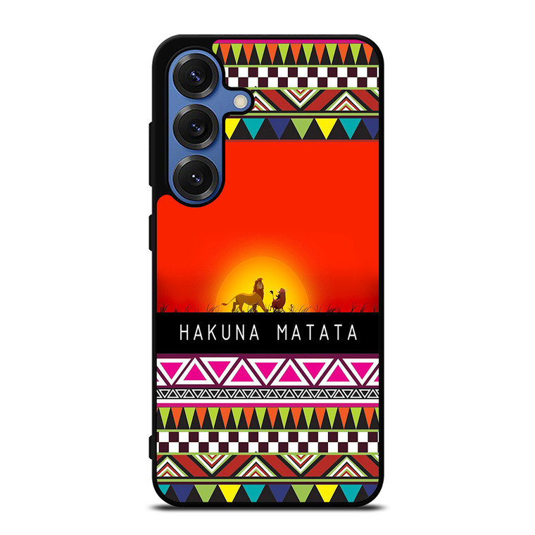 HAKUNA MATATA LION KING AZTEC 2 Samsung Galaxy S25 Case Cover